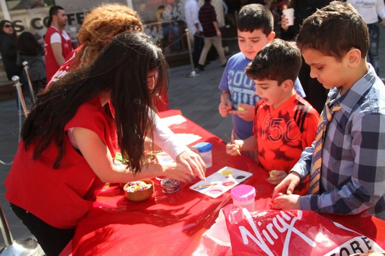 Easter Family Fun at Virgin Megastore